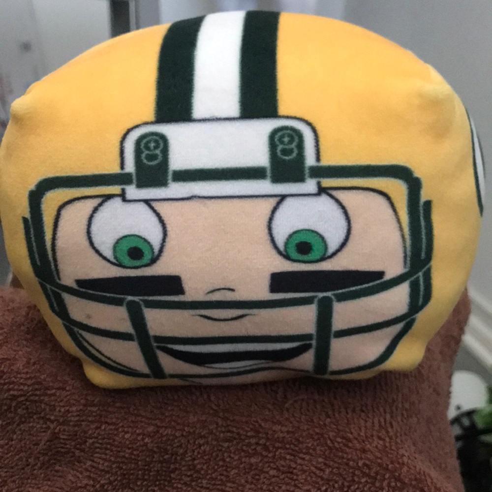 Cubd Collectibles NFL Football Green Bay Packers Plushie Cube